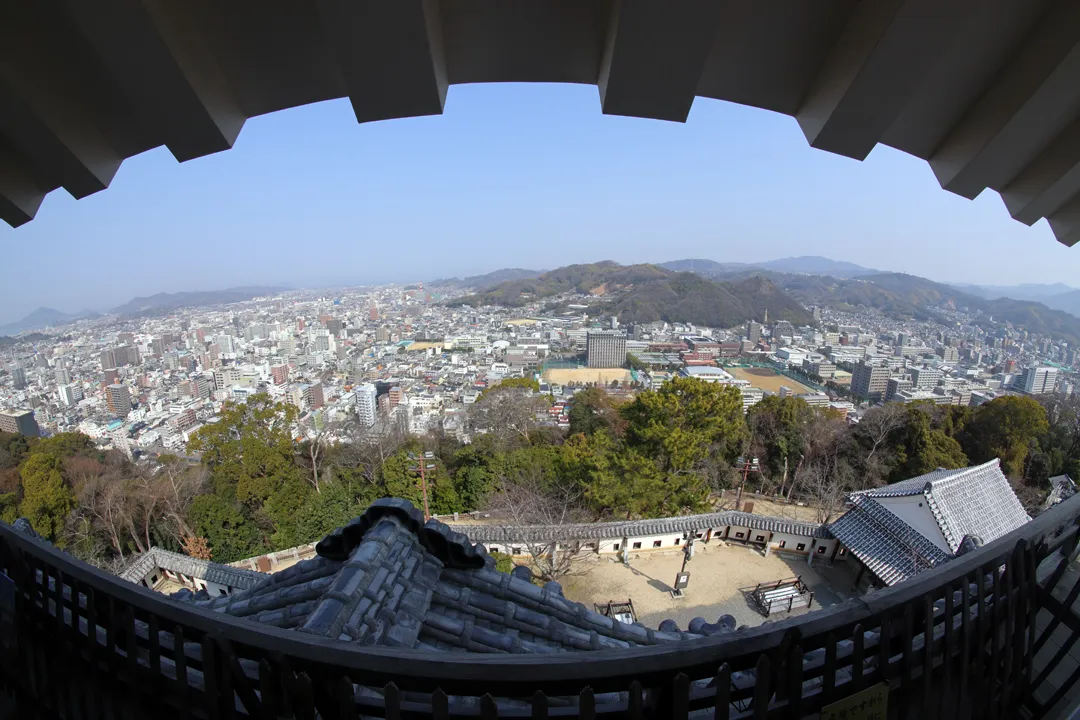 View of Matsuyama from Matsuyama Castle