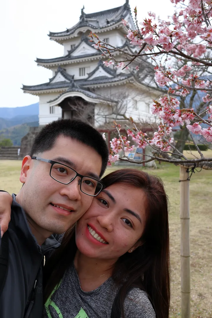 Selfie taken at Uwajima Castle