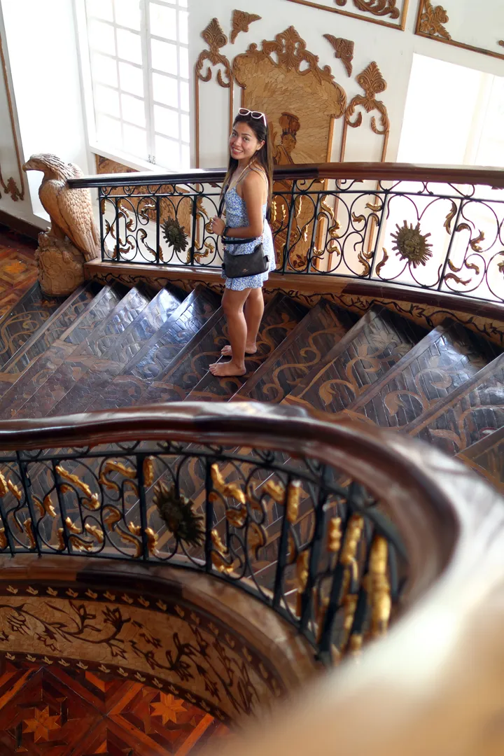 Staircase inside event hall