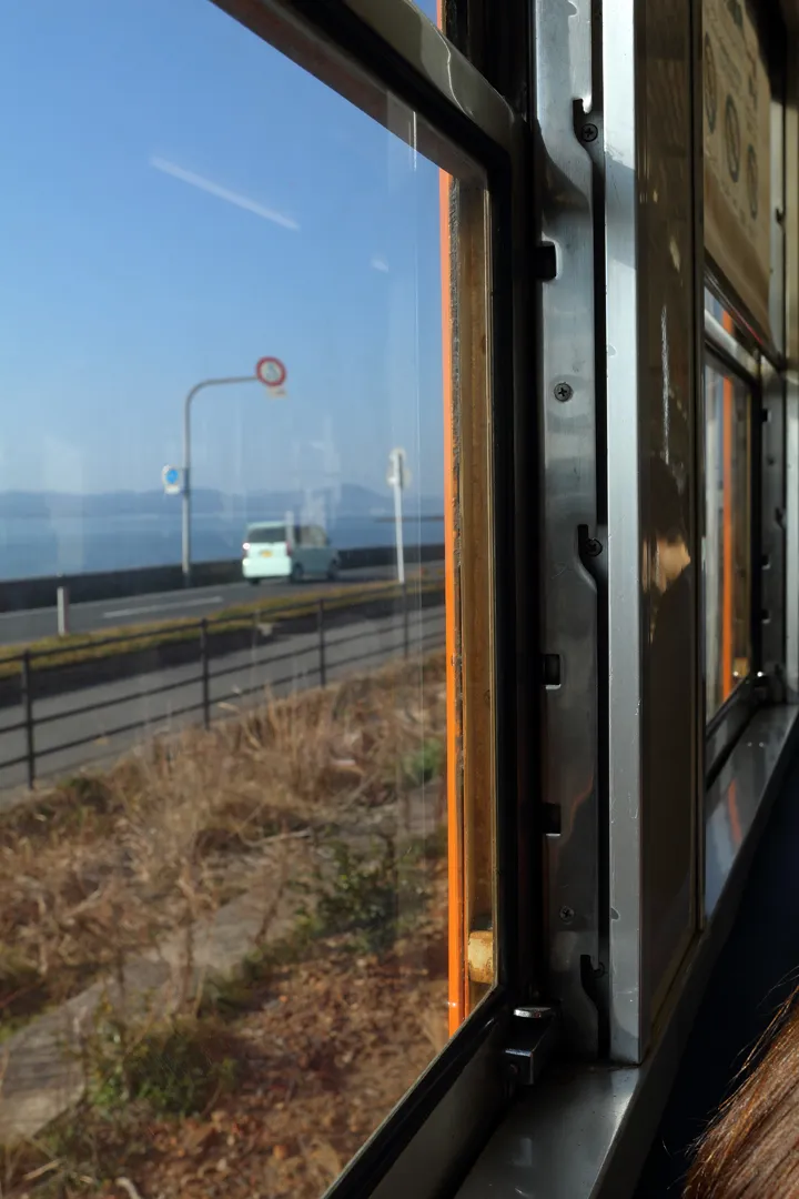 View from Ichibata Electric Railway train