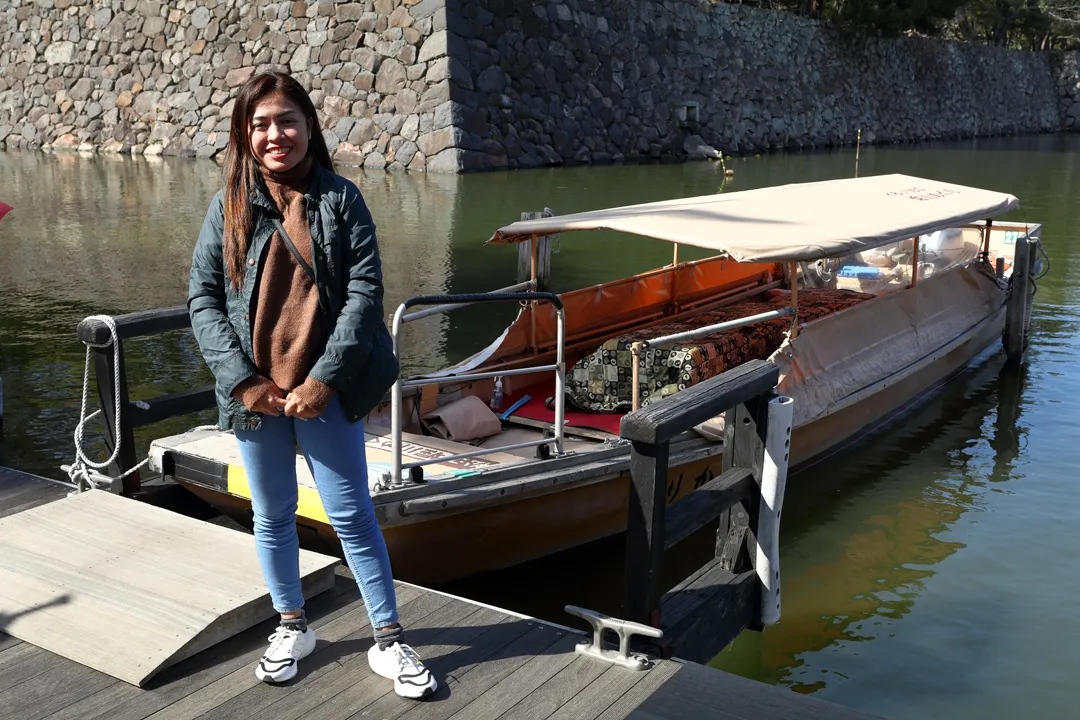 Tour boat in Matsue