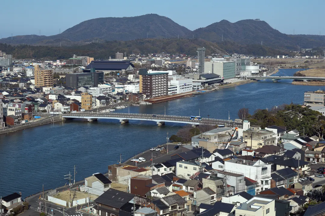 View of Matsue city