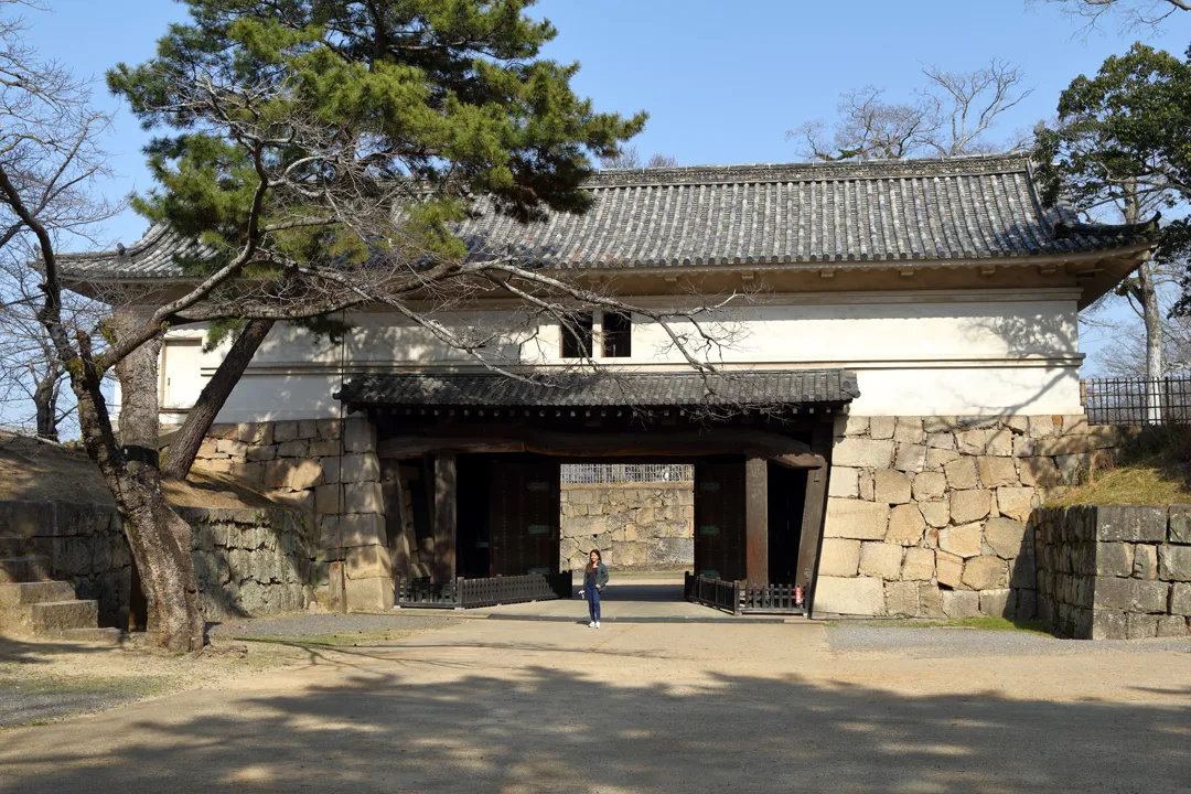 Main gate of Marugame Castle