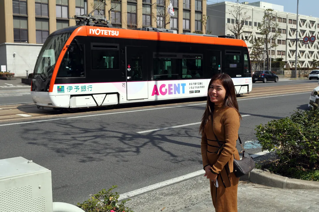 Iyotetsu tram in Matsuyama