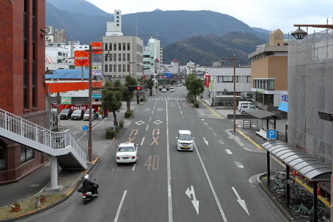 A street in Uwajima