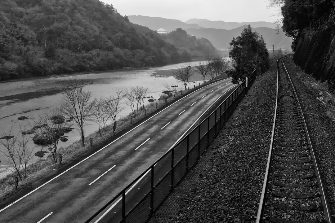 Yodo Line alongside the Shimanto River