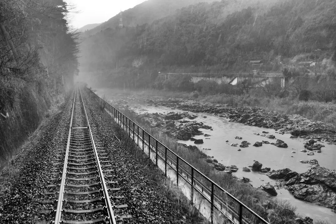 Yodo Line alongside the Shimanto River