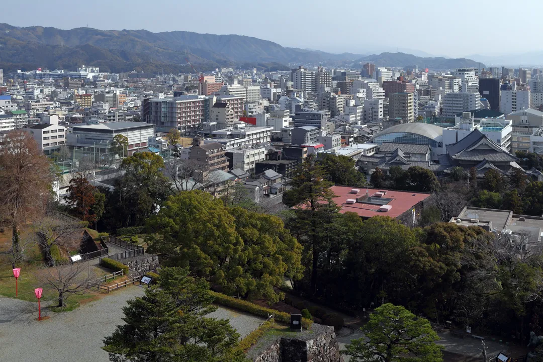 View from Kōchi Castle