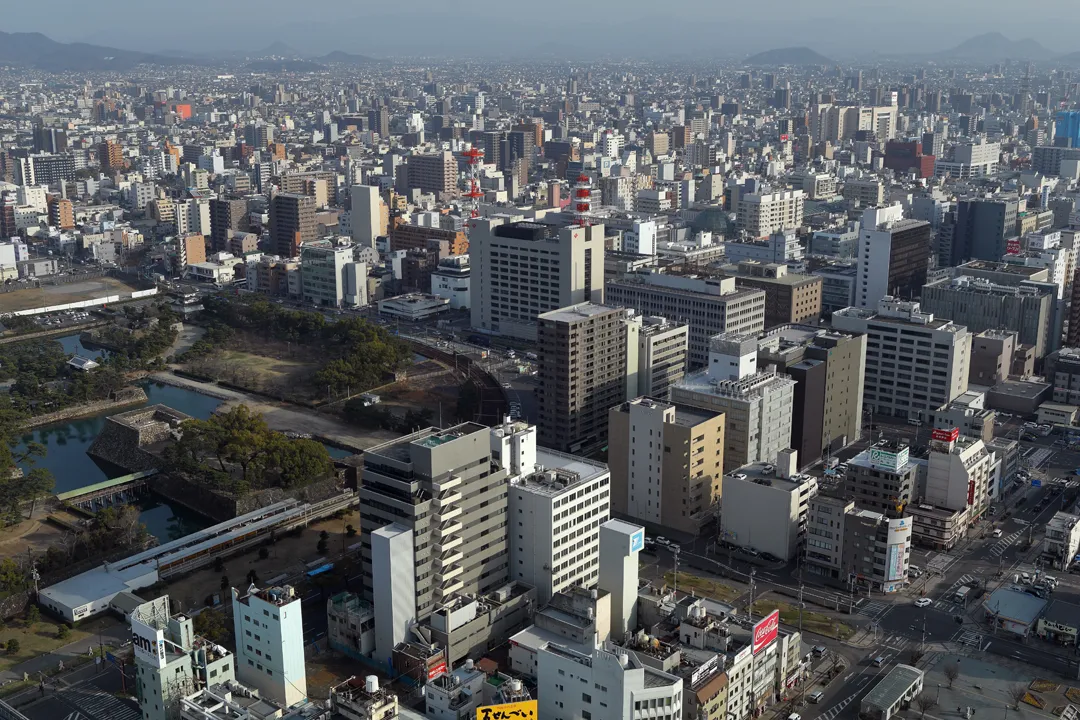 View of Takamatsu from the Symbol Tower