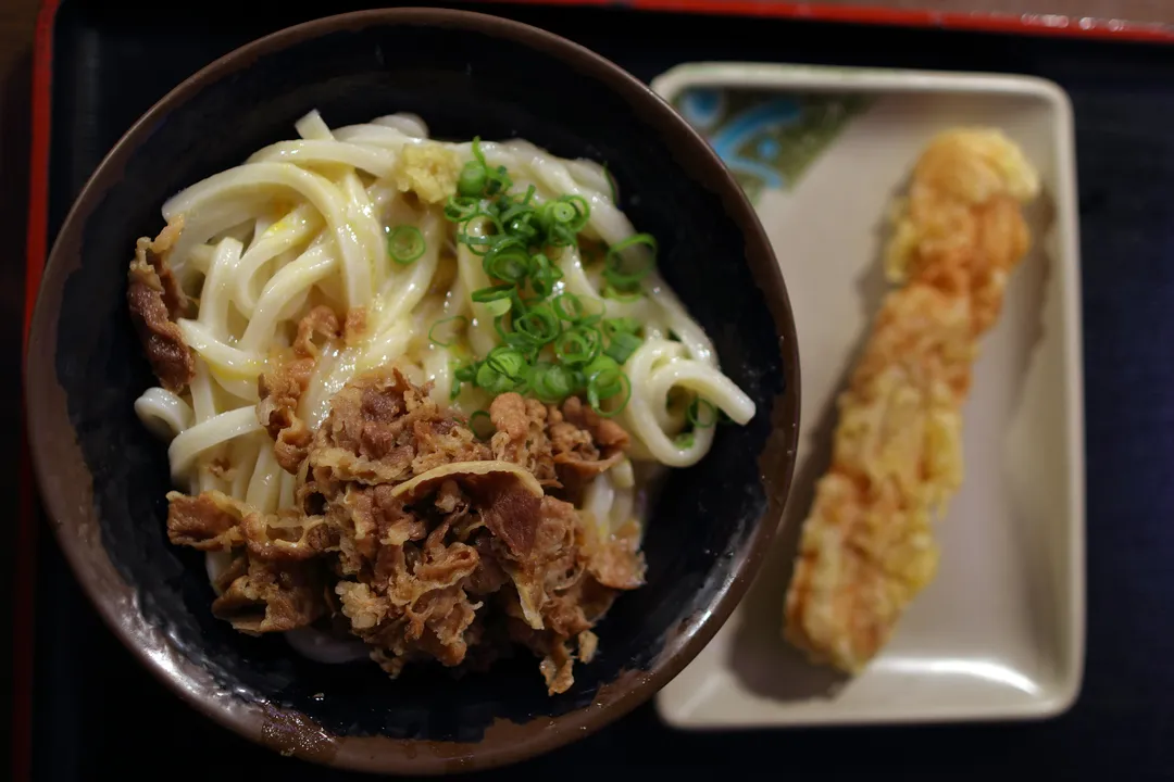 A bowl of Sanuki udon