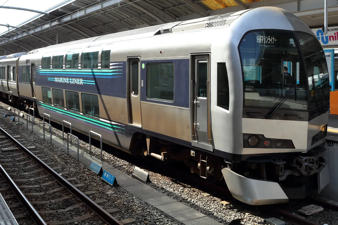 Marine Liner train at Takamatsu