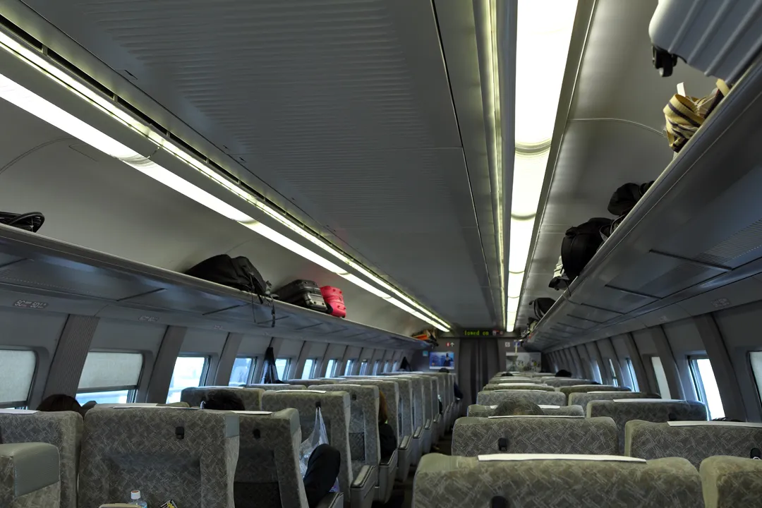 500 series Shinkansen interior