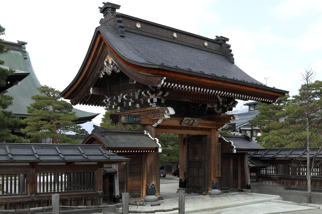 Front gate of the temple