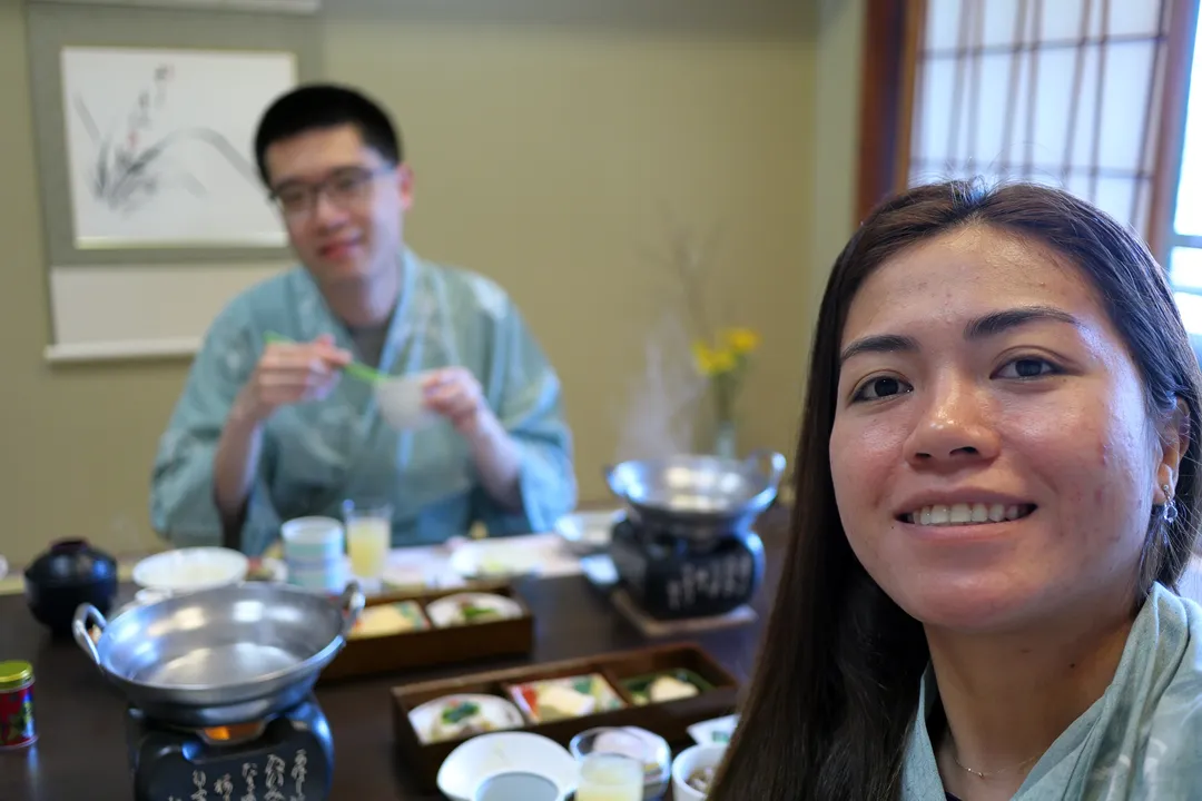 At the breakfast table