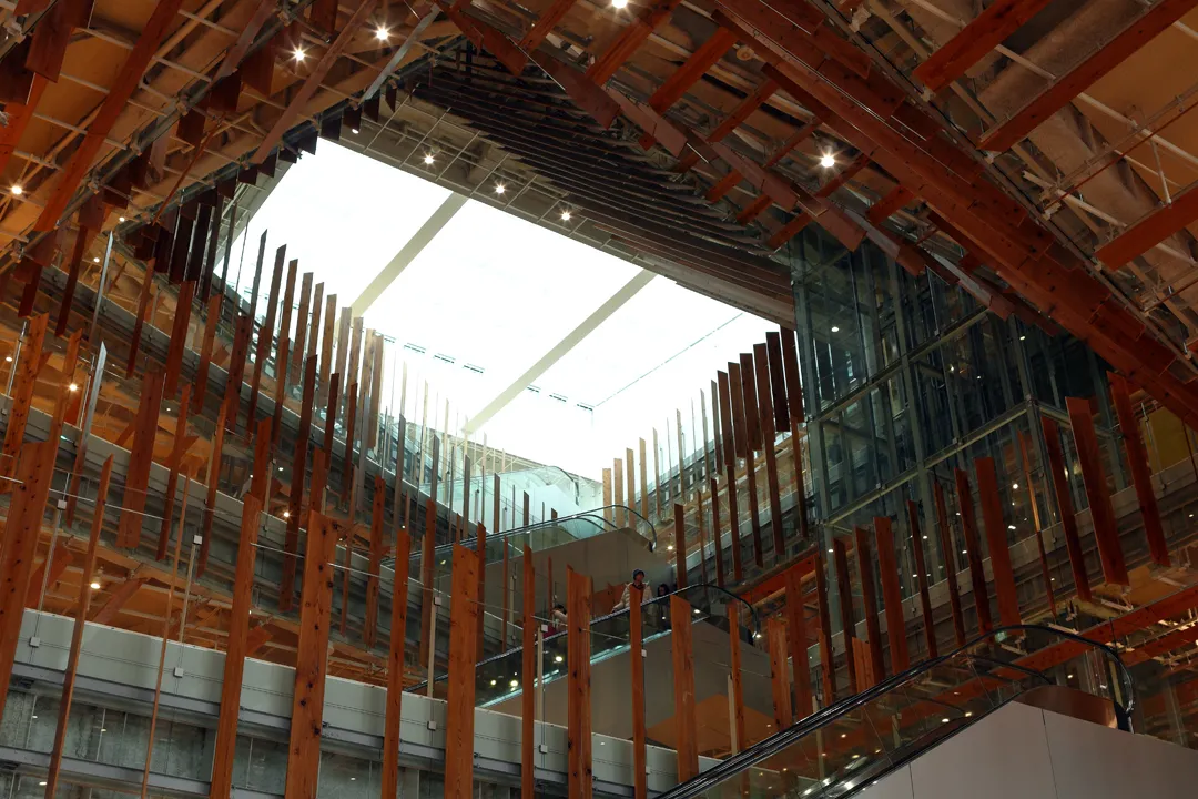 Atrium of Toyama Glass Art Museum