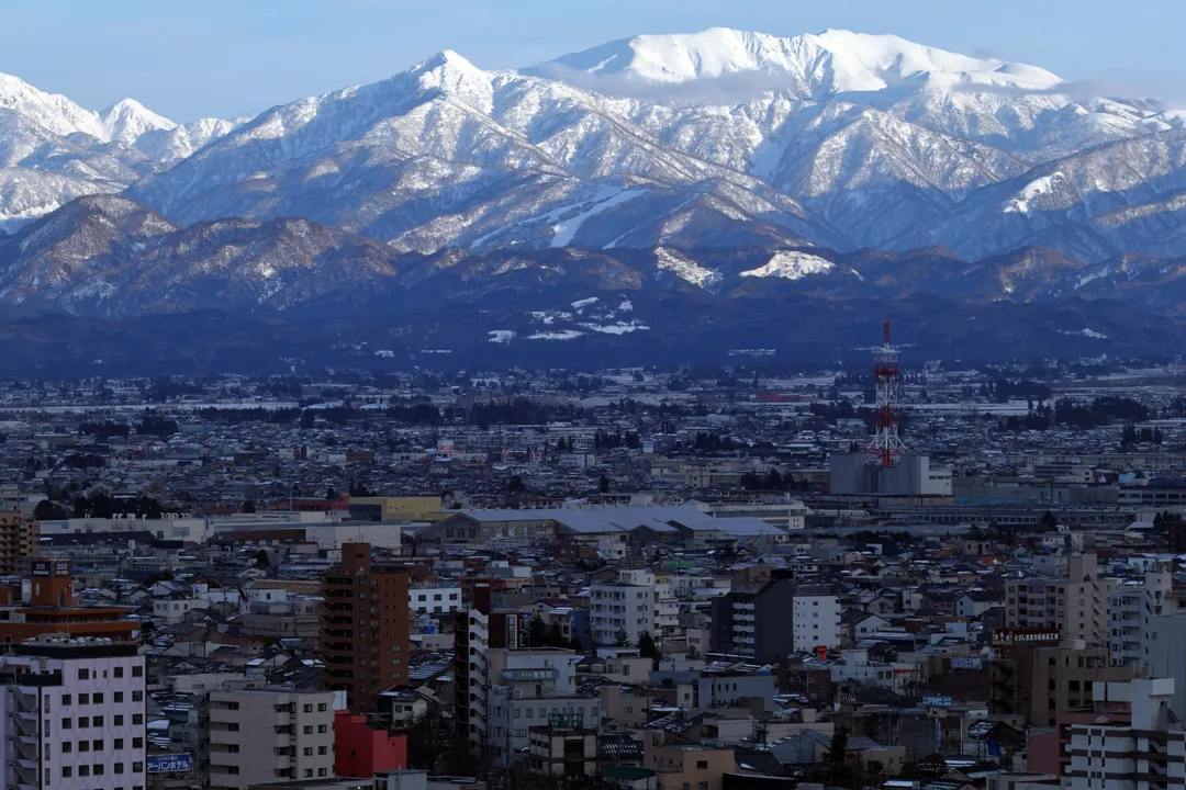 Mt. Tate, one of Japan's three sacred mountains