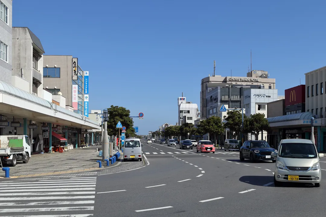 Street in front of Chōshi Station