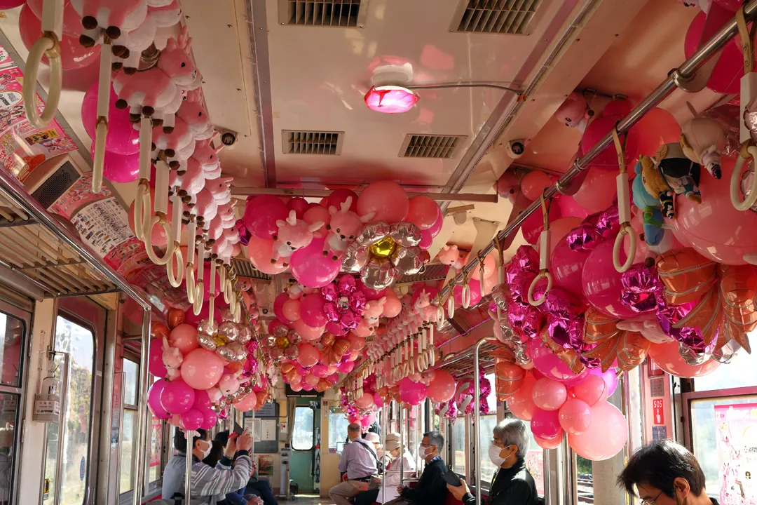 Interior of the train