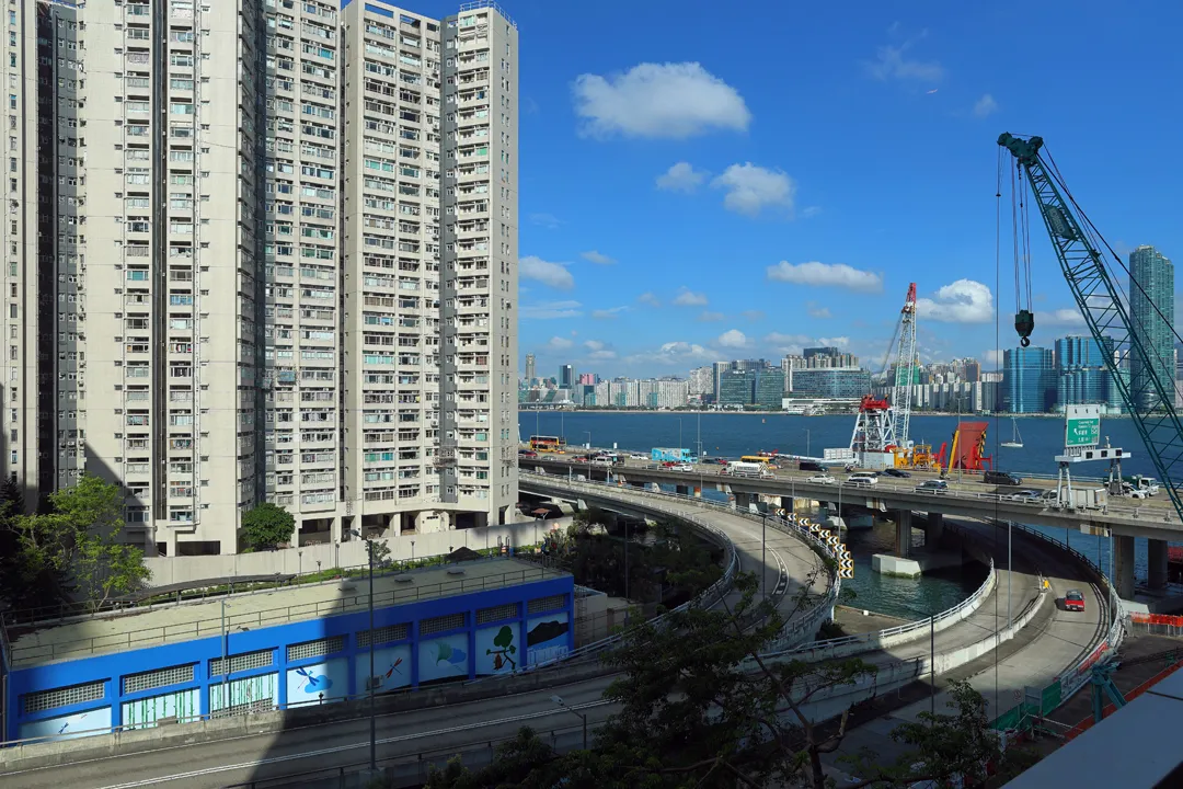 View of Victoria Harbour from the Hyatt Centric