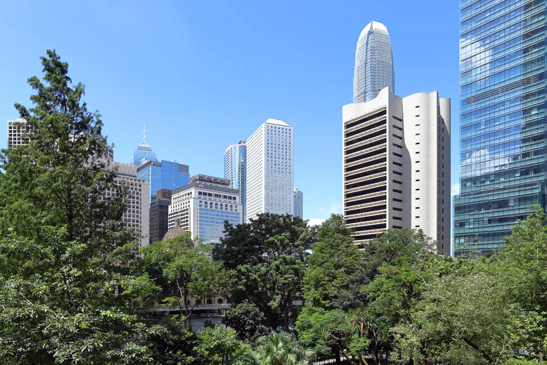 A park in Central, Hong Kong