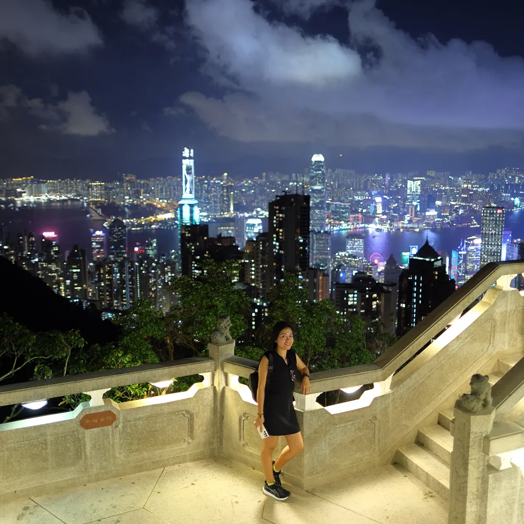 Overlooking Hong Kong at the Lion Pavilion