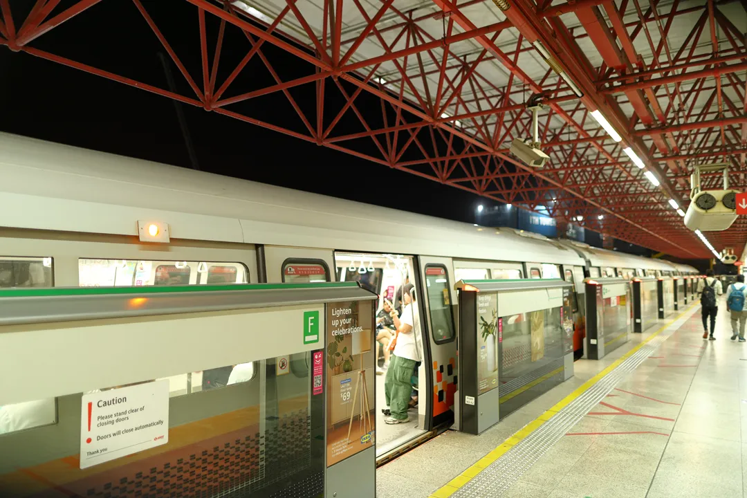 The distinctive roof at Jurong East
