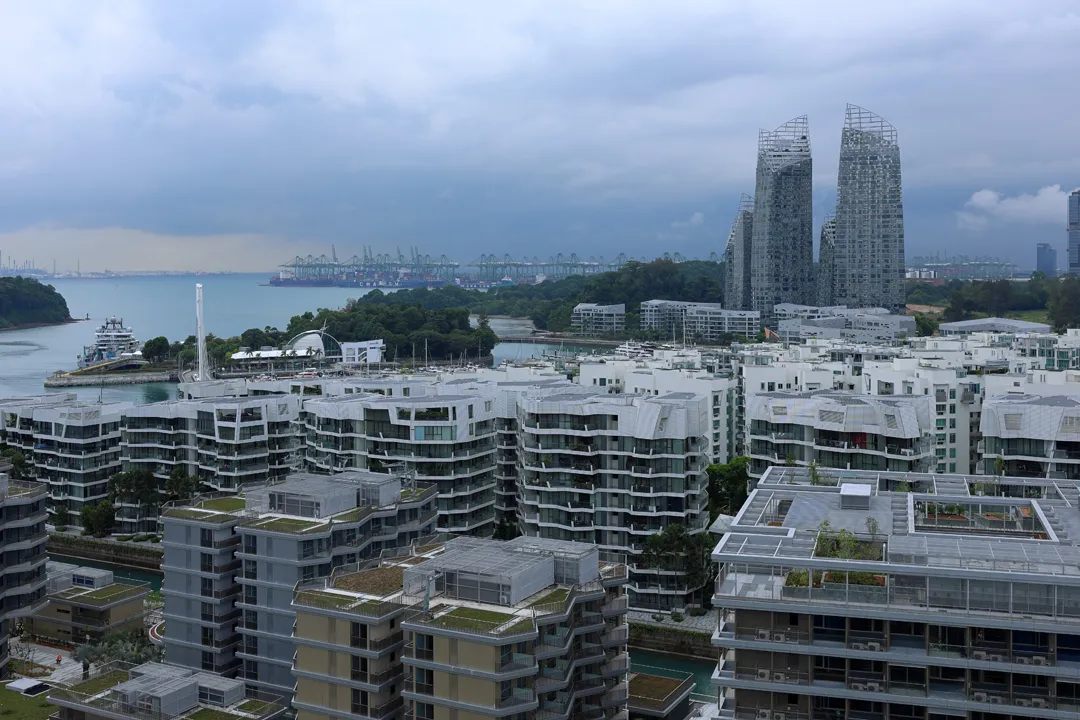 The area south of Mount Faber