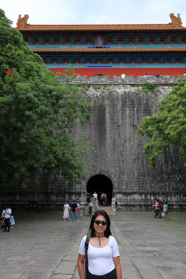 The front of the main building